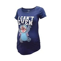 Haut à manches courtes Disney Lilo & Stitch Can't Even de maternité pour femmes