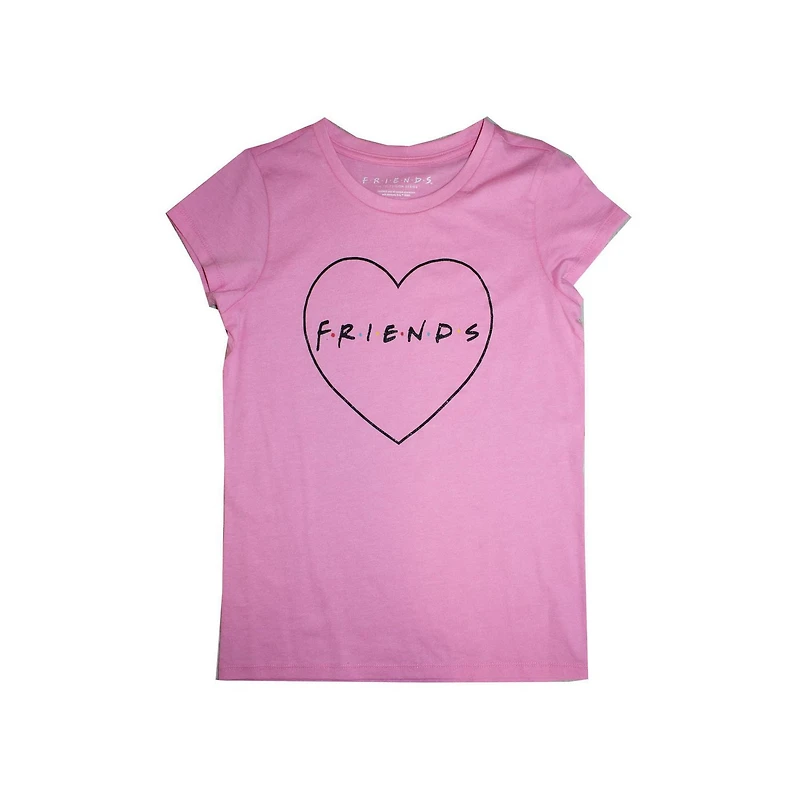 T-shirt avec cœur pour filles