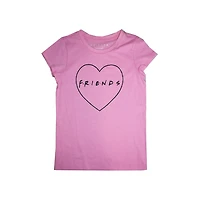 T-shirt avec cœur pour filles
