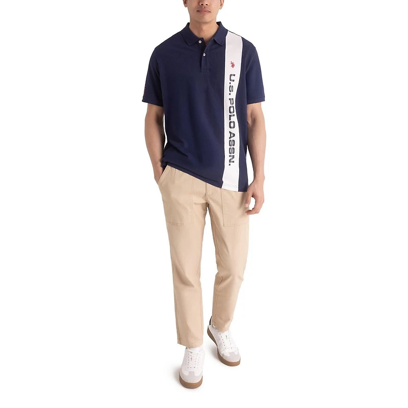 U.S. Polo Assn. Polo Piqué Color Block Pour Hommes