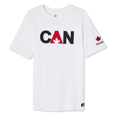 T-shirt avec imprimé graphique Canadiana collection non genrée pour enfants