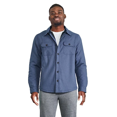 Veste-chemise en flanelle George pour hommes