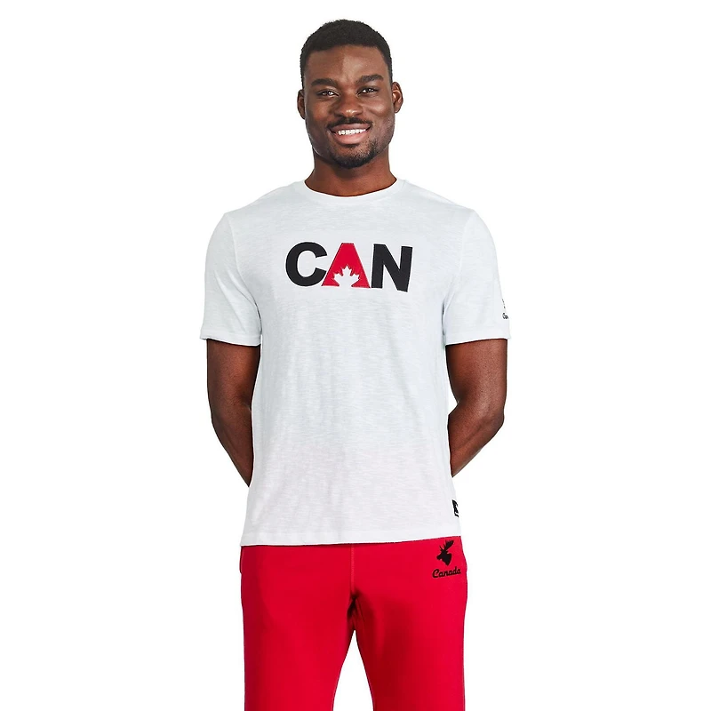 T-shirt avec imprimé graphique Canadiana collection non genrée pour adultes