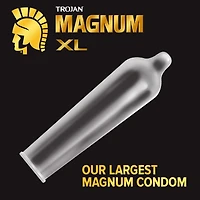 Trojan Magnum Très Grand condoms lubrifiés 12 condoms lubrifiés en latex