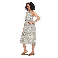 Robe sans manches à smocks Iyla pour femmes