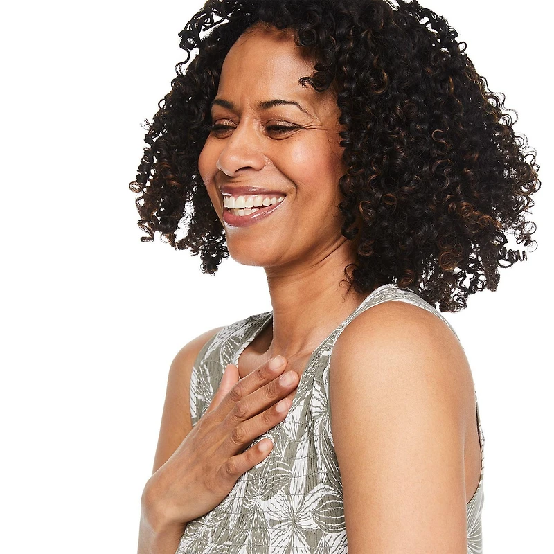 Robe sans manches à smocks Iyla pour femmes