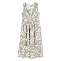 Robe sans manches à smocks Iyla pour femmes