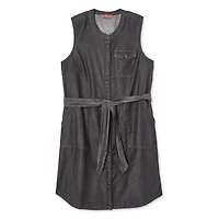 Iyla Women's Button Front Sleeveless Dress