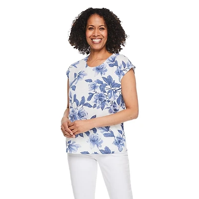 T-shirt en lin Iyla pour femmes