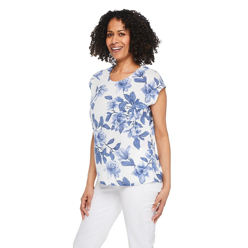 T-shirt en lin Iyla pour femmes