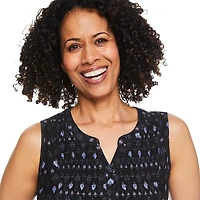 Iyla Women's Sleeveless Printed Knit Top