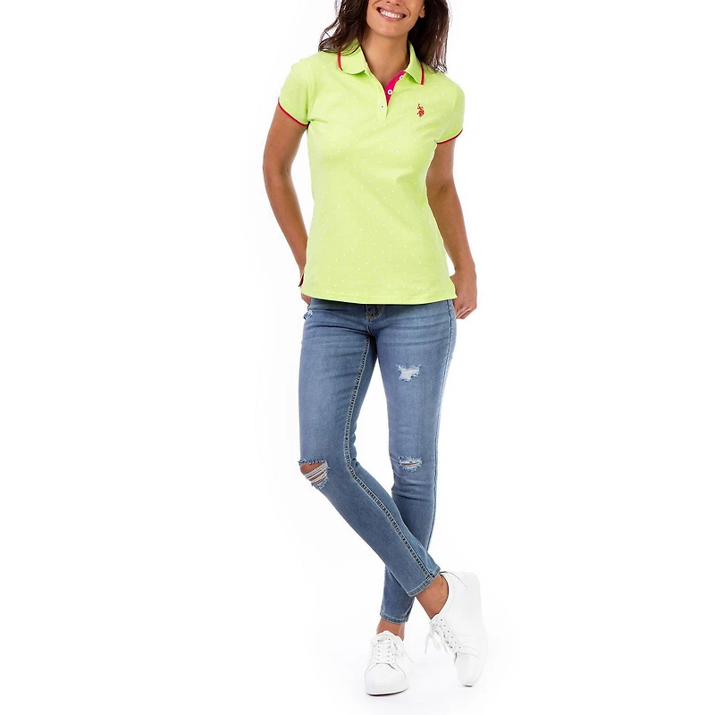 U.S. POLO ASSN Women's Polka Dot Polo