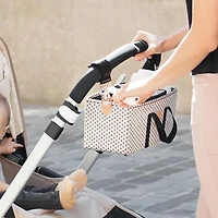 Petunia Pickle Bottom - Clips de poussette valet en similicuir noir mat - Clips de fixation pour poussette pour sac à langer, bébé, nourrisson, enfant en bas âge, unisexe, Résistant à l'eau