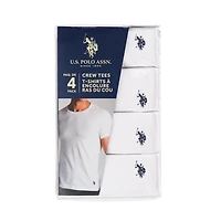 U.S. POLO ASSN. 4 Pack Crew Tees