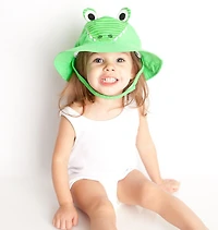 ZOOCCHINI - Baby, Toddler UPF50+ Sun Hat - Swim Hat - Aidan the Alligator