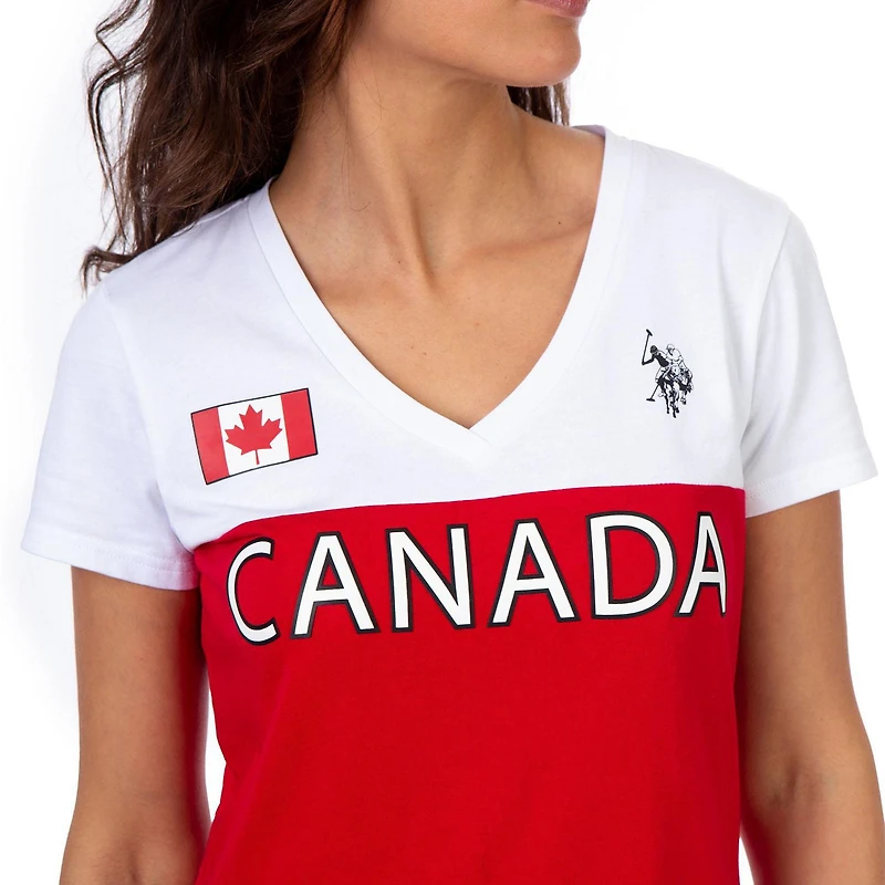Robe de fête du Canada pour femmes de l'USPA