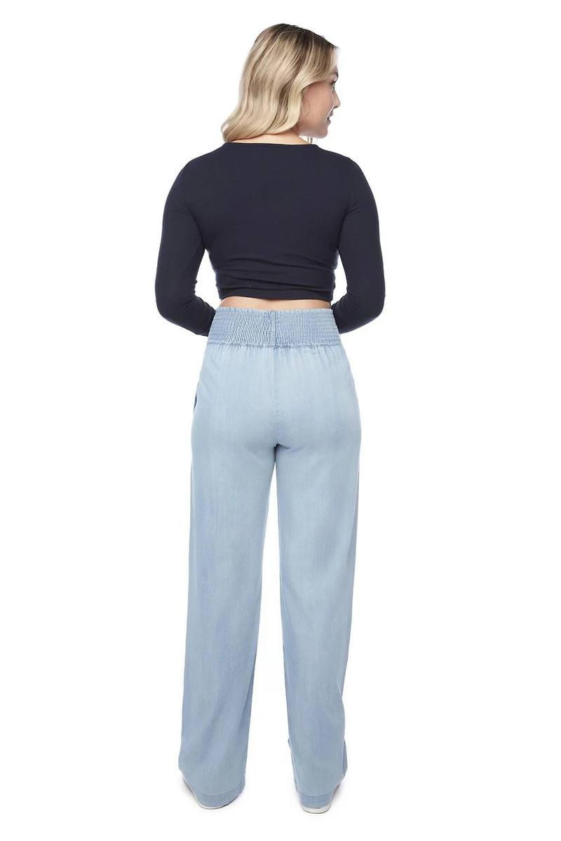 Jeaniologie ™ Top Court Femme Marine Taille P-TTG