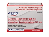 Acetaminophen Tablets 325 mg, Regular Strength<br>24 caplets
