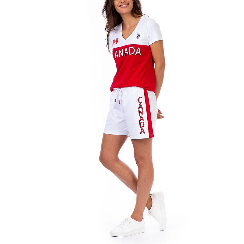 Short de fête du Canada pour femmes de l'USPA