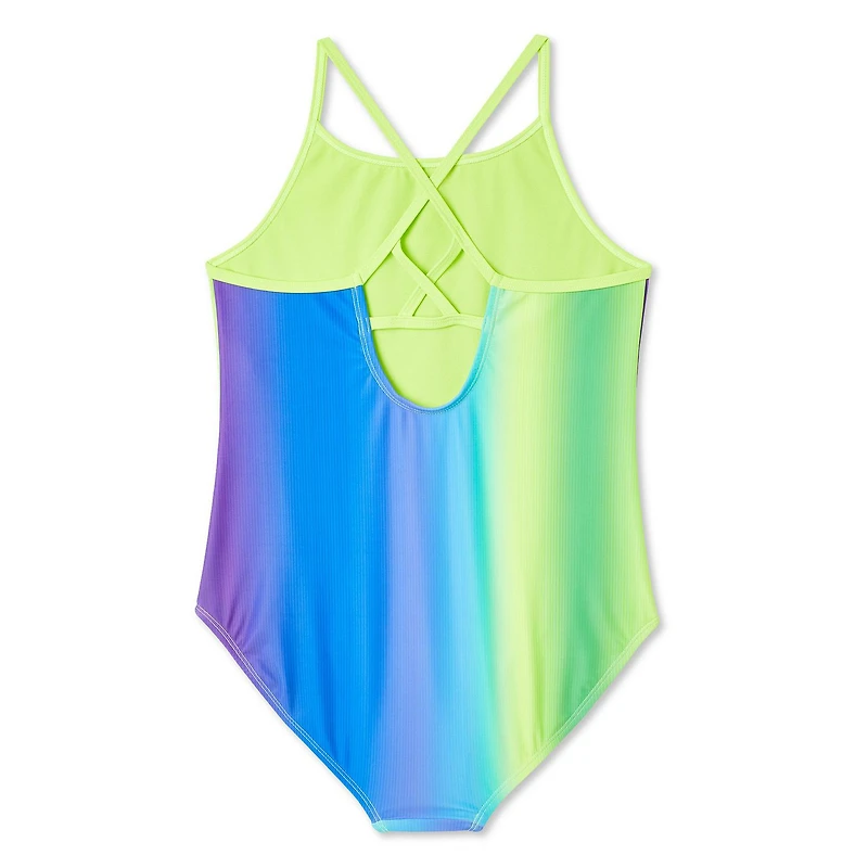 Reebok Girls Delta Strappy Back One Piece, Reebok Swimwear