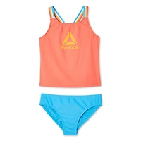 Ensemble 2 Pièces Tankini et Bas De Maillot Reebok Delta Pour Fille