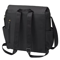 Petunia Pickle Bottom Boxy Backpack Sac à couches en noir graphite - Sac à dos à langer - Compartiments isolés
