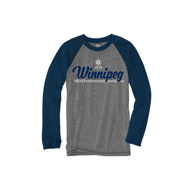 Chandail à manches longues raglan Jets de Winnipeg pour hommes