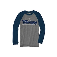 Chandail à manches longues raglan Jets de Winnipeg pour hommes
