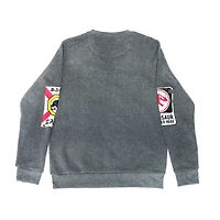 Men's Jurassic World Beware Signs Long Sleeve Sweatshirt