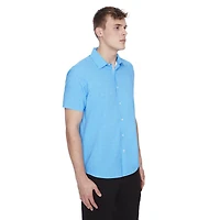 Chemise manches courtes pour homme Dark Black