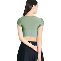 Rashguard À Manches Courtes Reebok Pour Femmes