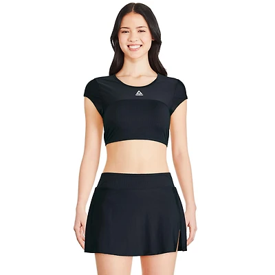 Rashguard À Manches Courtes Reebok Pour Femmes Maillots De Bain