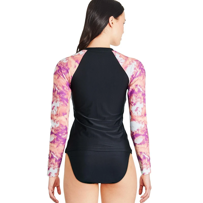 Reebok Long Sleeve Zip Up Rashguard
