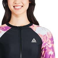 Reebok Long Sleeve Zip Up Rashguard