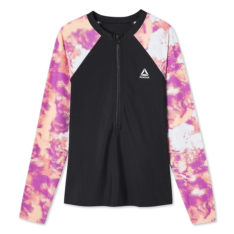 Reebok Long Sleeve Zip Up Rashguard