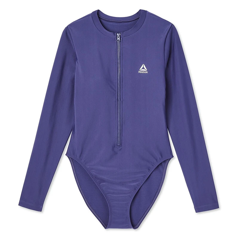 Reebok Long Sleeve Zip Up One Piece