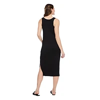 Robe drapée mi-longue George pour femmes