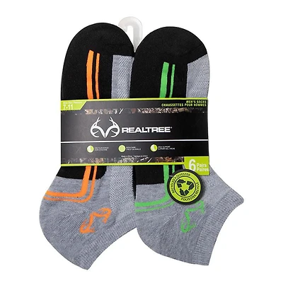 Real Tree Men's Low Cut Socks 6-Pack