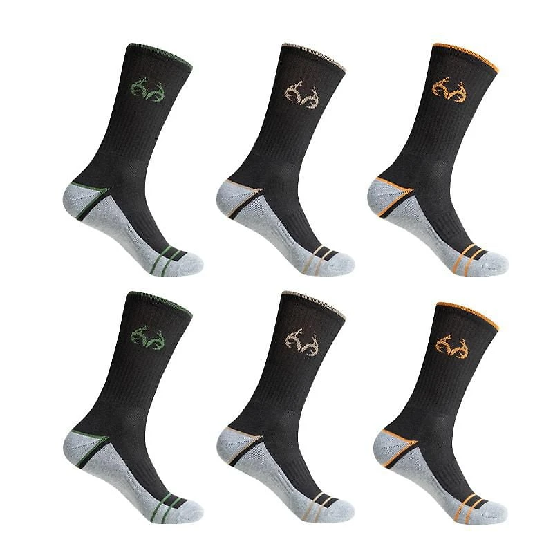 Real Tree Men's Crew Socks 6-Pack
