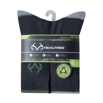 Real Tree Men's Crew Socks 6-Pack