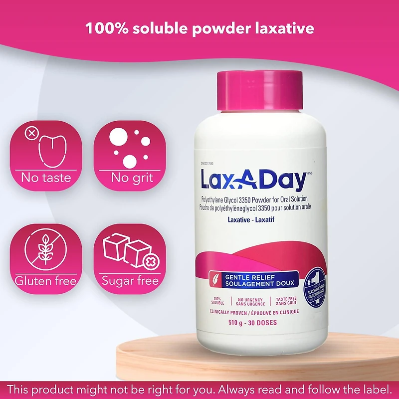 Lax-A-Day 510g Poudre Laxatif