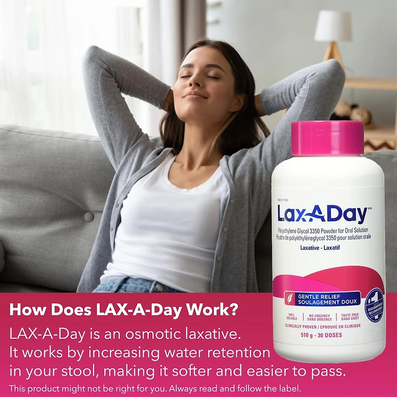 Lax-A-Day 510g Poudre Laxatif