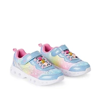 Athletic Works Girls' Light-Up Sneakers, Wide Width Sizes 11-3