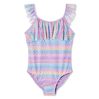 George Girls' Tankini 1-Piece Swimsuit