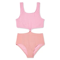 George Girls' Knot 1-Piece Swimsuit
