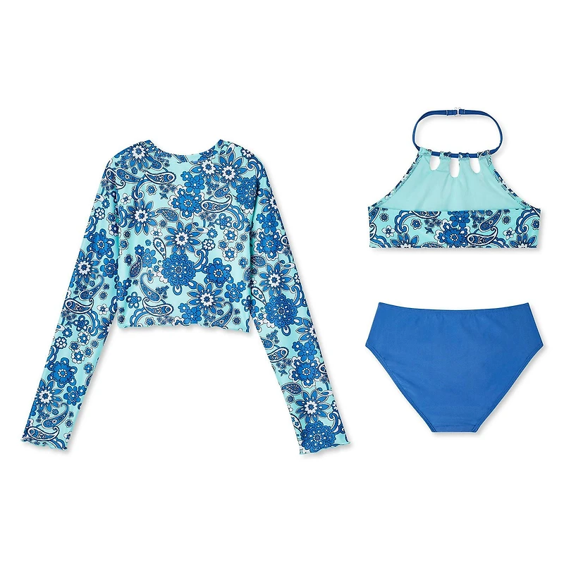 George Girls' Rash Guard 3-Piece Set