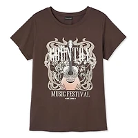 The Pink Closet Women's Plus Country Tee, Sizes 1X-4X