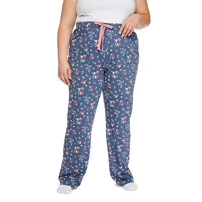 George Women's Plus Open Leg Pajama Pant, Sizes 1X-3X