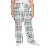 George Women's Plus Open Leg Pajama Pant, Sizes 1X-3X