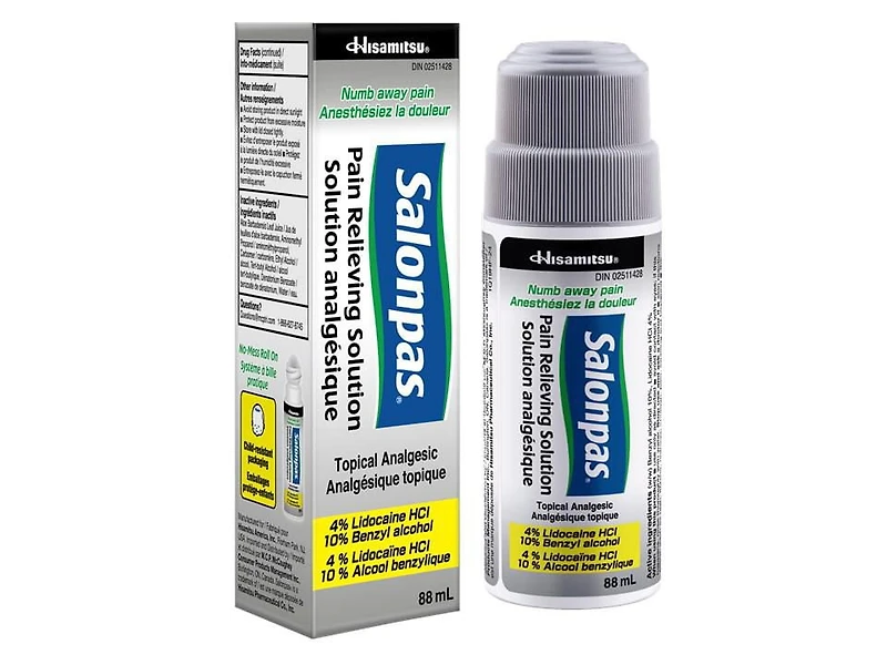 Salonpas Pain Relieving Solution, 88 ml